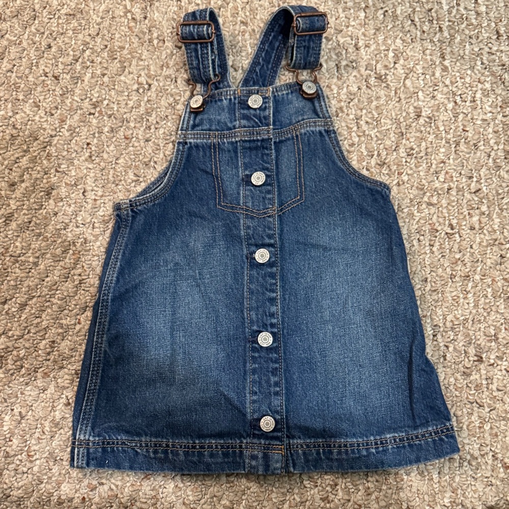 GAP Classic Blue Denim Kids Overalls